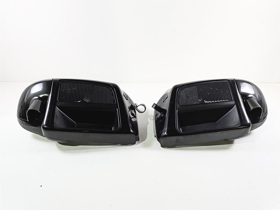 2016 Harley Touring FLHTK Electra Glide Lower Leg Fairing Cover Set Black Quartz 57100112 57100114-Mototech271
