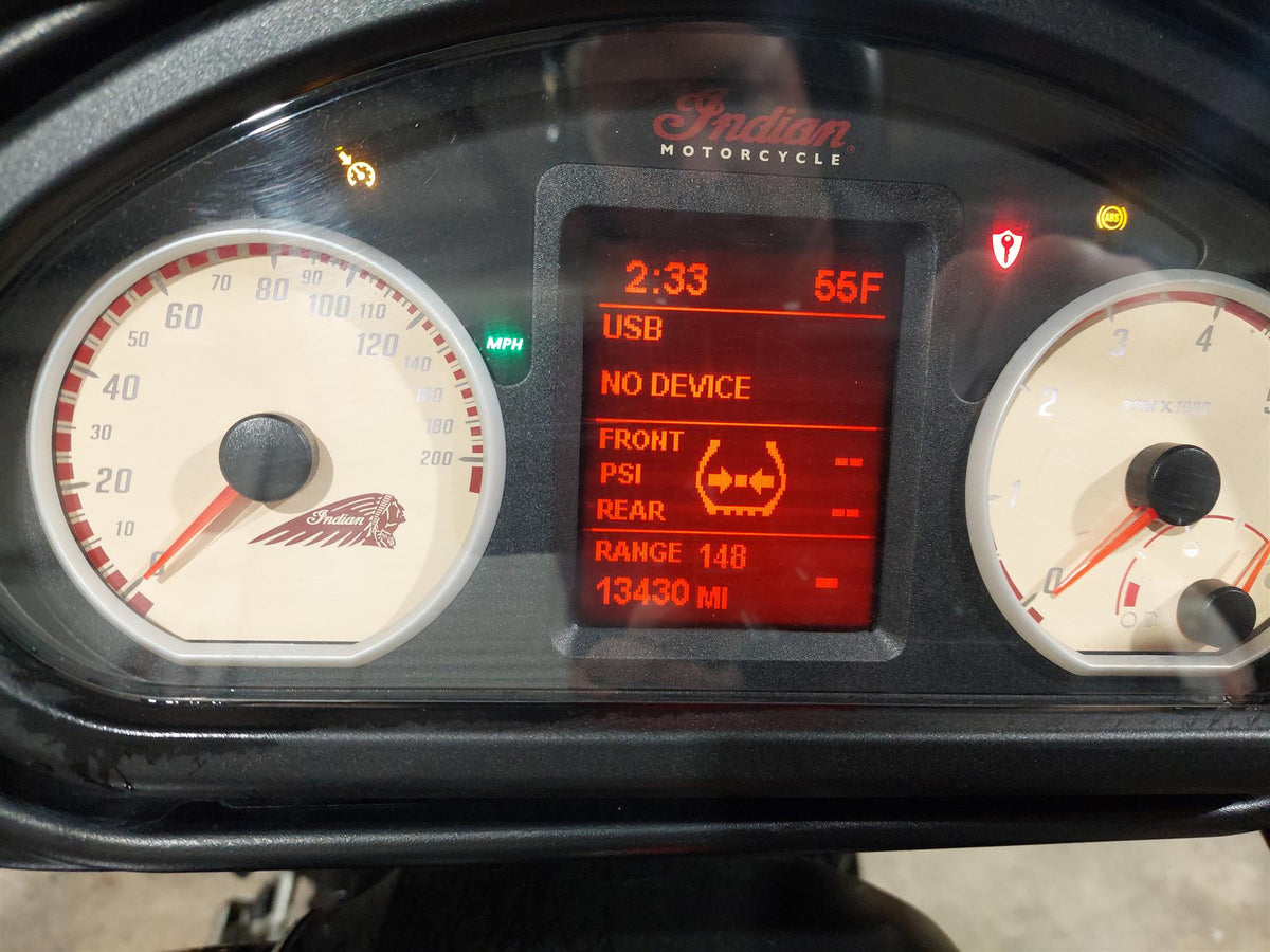 2016 Indian Chieftain Dark Horse Speedometer Gauge Instrument 13K - Read 3280625 {{ shop.shopifyCountryName }} - Mototech271