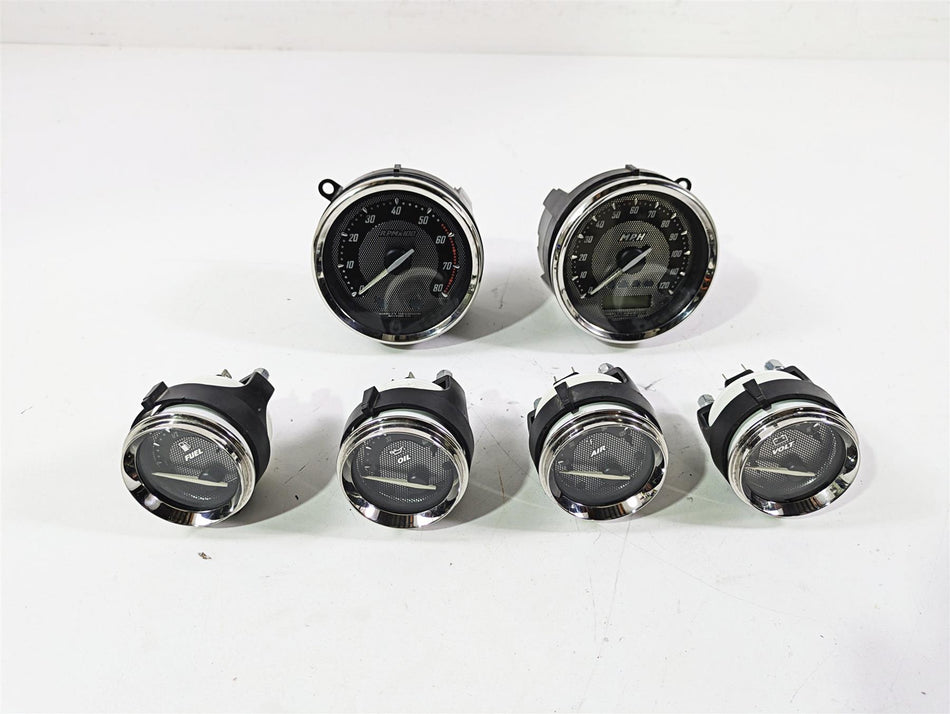 2011 Harley Touring FLHTCUSE CVO E-Glide Speedo Tacho Meter Gauges Set 70731-10 {{ shop.shopifyCountryName }} - Mototech271