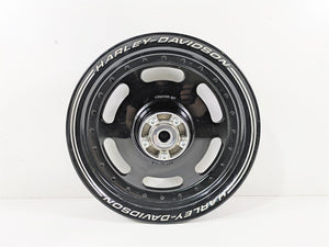 2014 Harley FXDF Dyna Fat Bob Front Wheel Rim 16x3 Black Straight 43300254