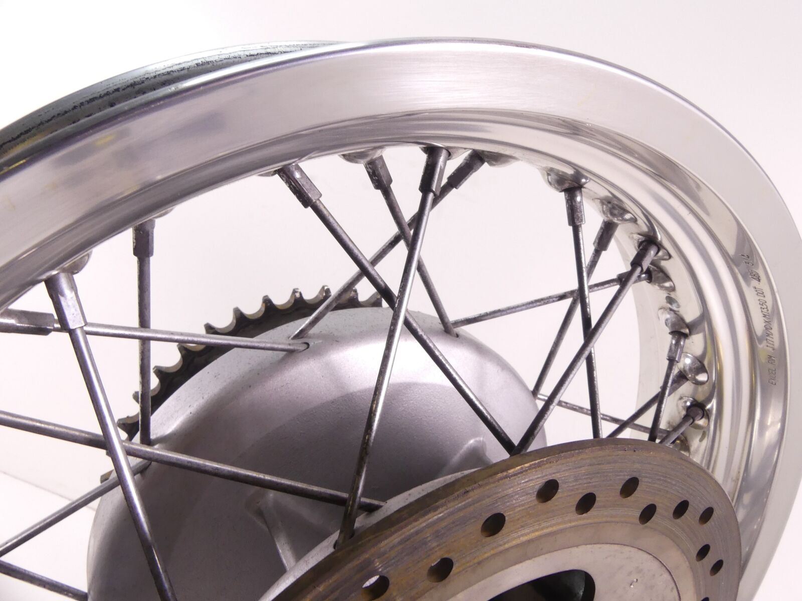 2015 Triumph Thruxton 900 EFI straight Rear Excel Wheel Rim 17x3.5 T2011011 {{ shop.shopifyCountryName }} - Mototech271