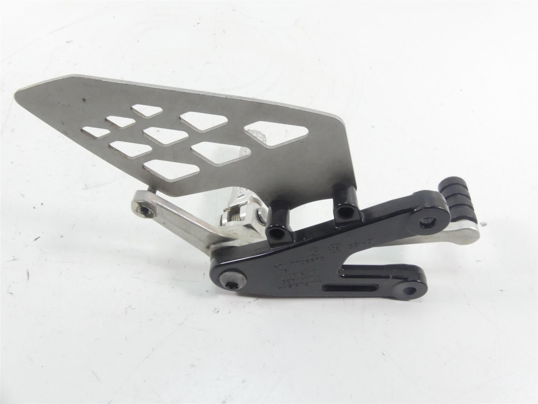 2012 BMW S1000RR K46 Left Foot Peg Footpeg Set & Shifter Lever Pedal 46717708573 {{ shop.shopifyCountryName }} - Mototech271