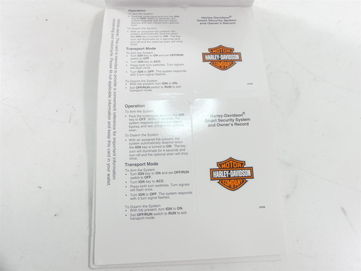 2007 Harley FLHTCU SE CVO Electra Glide Owners Manual Set 99738-07 {{ shop.shopifyCountryName }} - Mototech271