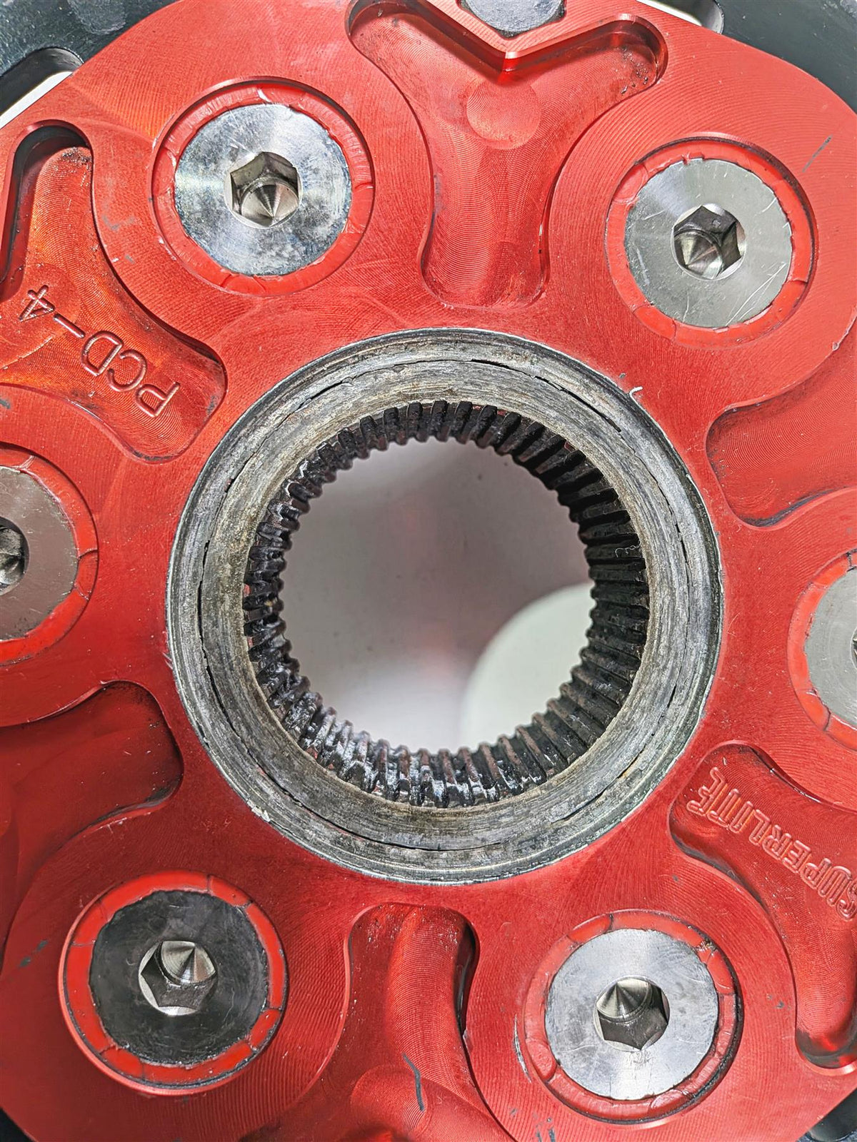 2017 Ducati Panigale 1299 AEM Factory Red Sprocket & Flange DU092 S50-804R-41-Mototech271