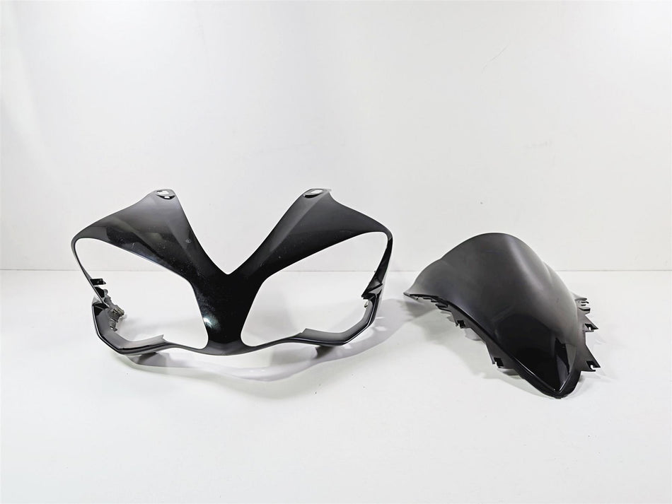 2008 Yamaha YZF R1 RN19 Headlight Fairing Cowl Nose Cover Black 4C8-2835G-00 {{ shop.shopifyCountryName }} - Mototech271
