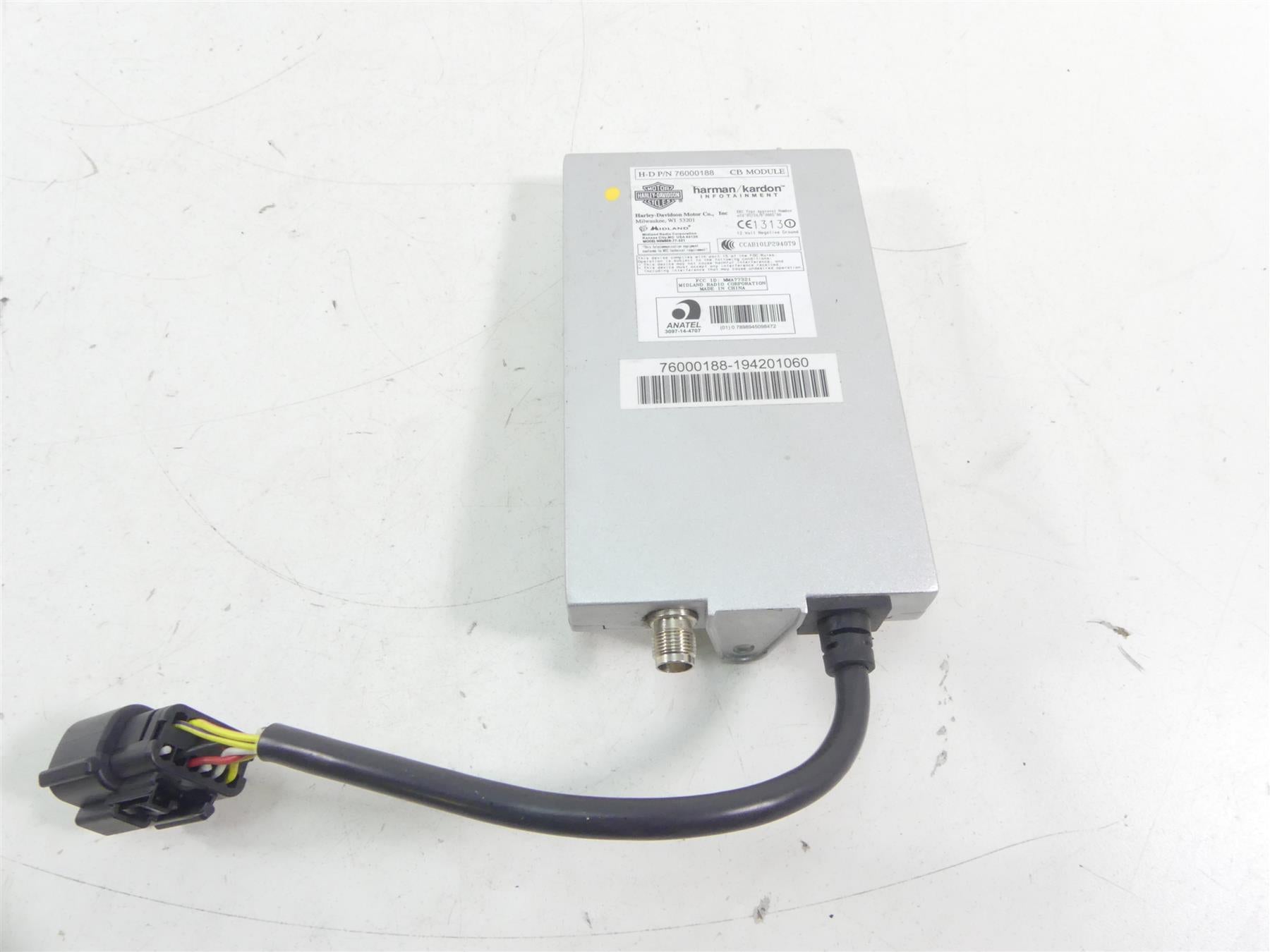 2017 Harley Touring FLHTKL Electra Glide Cb Control Module Unit 76000188 {{ shop.shopifyCountryName }} - Mototech271