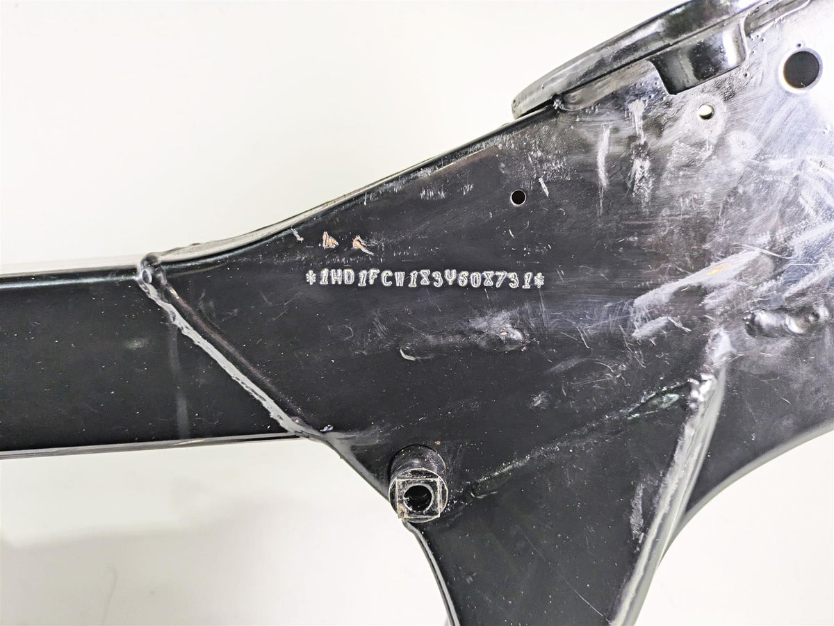 2003 Harley Touring FLHTCUI E-Glide 100th Straight Main Frame Chassis With Salvage Louisiana Title 47900-02A {{ shop.shopifyCountryName }} - Mototech271