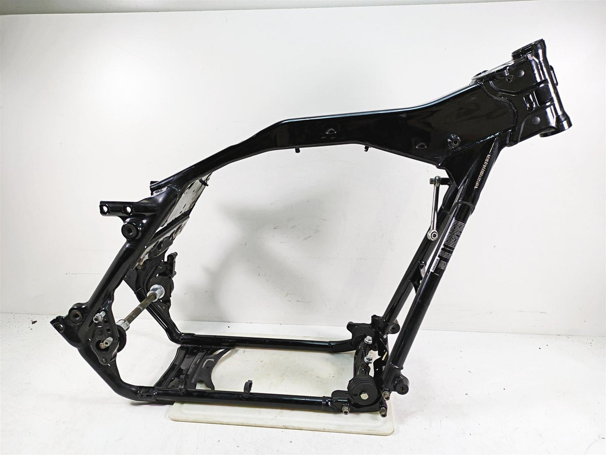 2011 Harley Touring FLHR Road King Straight Main Frame Chassis With Clean Texas Title - 47900-11BHP {{ shop.shopifyCountryName }} - Mototech271