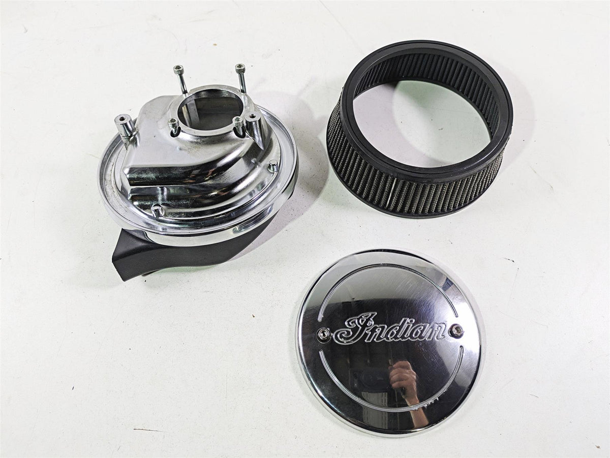 2017 Indian Chieftain Limited Chrome Hi Flow Air Cleaner Breather 2880654 {{ shop.shopifyCountryName }} - Mototech271