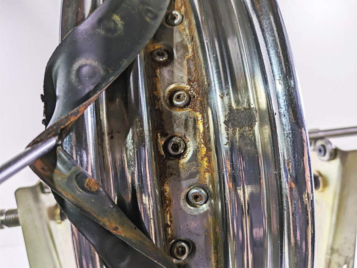 2008 Harley FLSTC Softail Heritage Straight 16x3 Front Spoke Wheel Rim 41508-08 {{ shop.shopifyCountryName }} - Mototech271