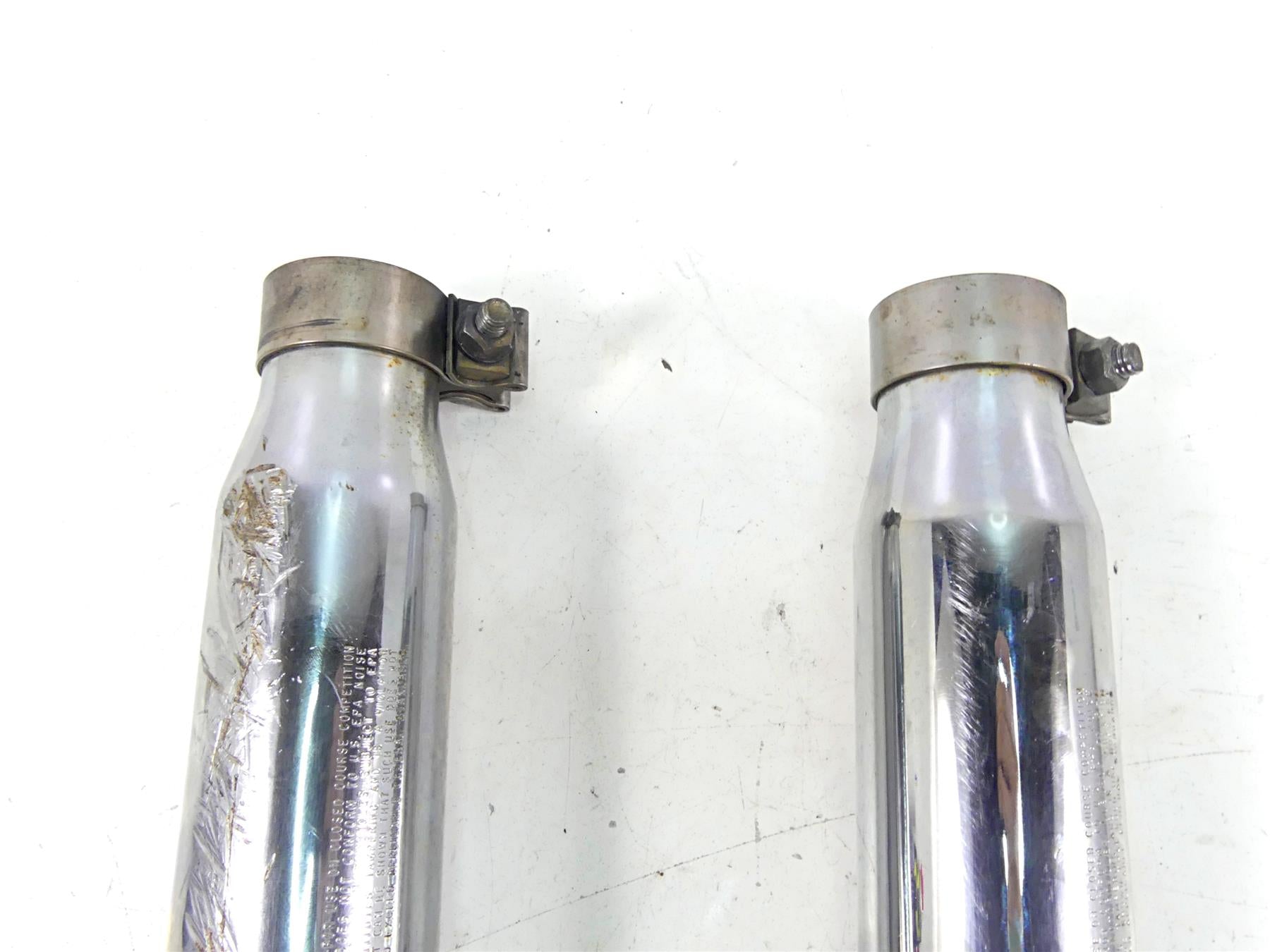 1997 Harley Sportster XL1200 C Exhaust Muffler Slash Cut Slip Ons Set 80016-85A {{ shop.shopifyCountryName }} - Mototech271