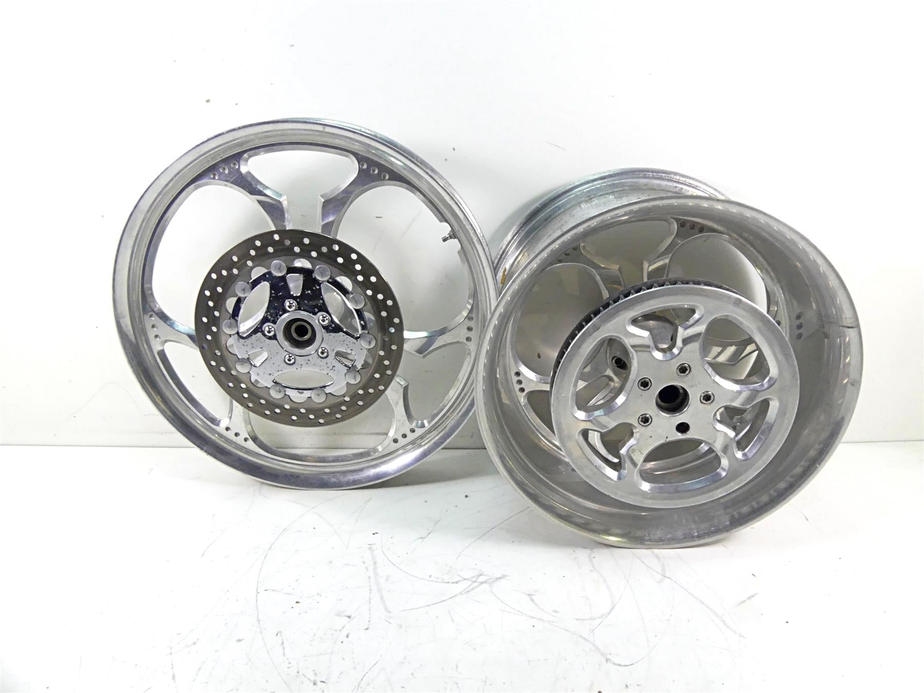 2009 Big Dog K9 Diamond Front Rear Wheel Rim 21x2.15 8x10.5 061908 061108 {{ shop.shopifyCountryName }} - Mototech271