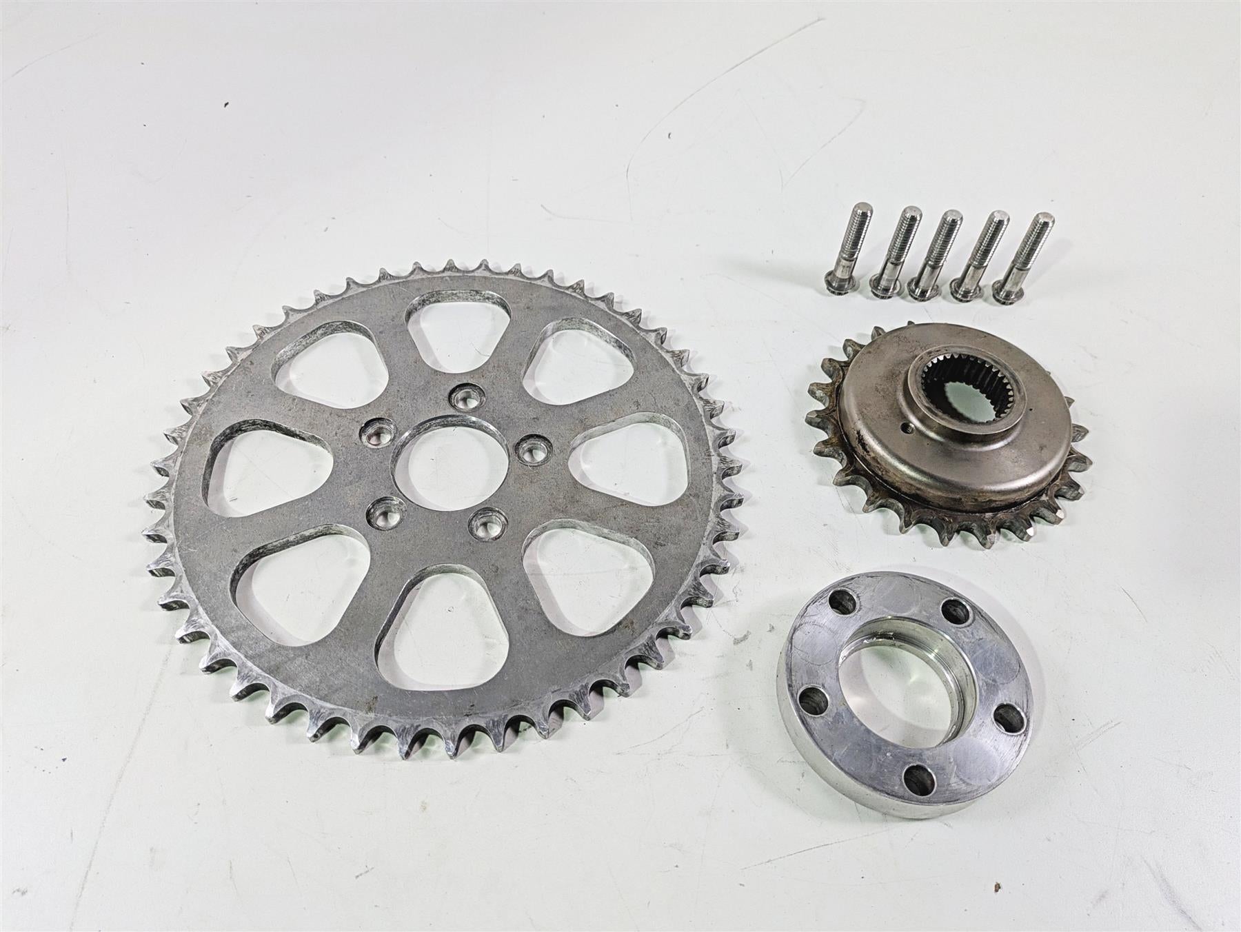 2001 Harley Touring FLHX Street Glide 22T 45T Chain Conversion Kit By 3 Guyz