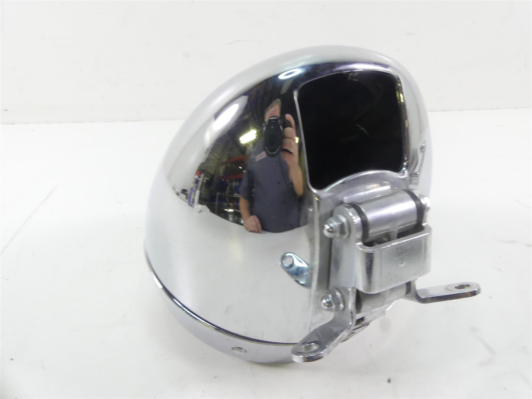 2003 Honda VTX1800R Headlight Head Light Lamp & Chrome Housing Set 33120-MEA-671 {{ shop.shopifyCountryName }} - Mototech271
