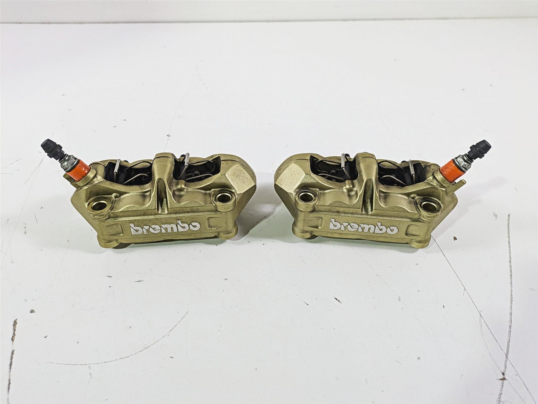 2017 BMW S1000RR K46 Front Brake Calipers Brembo 100mm 34117714783 34117714784 {{ shop.shopifyCountryName }} - Mototech271