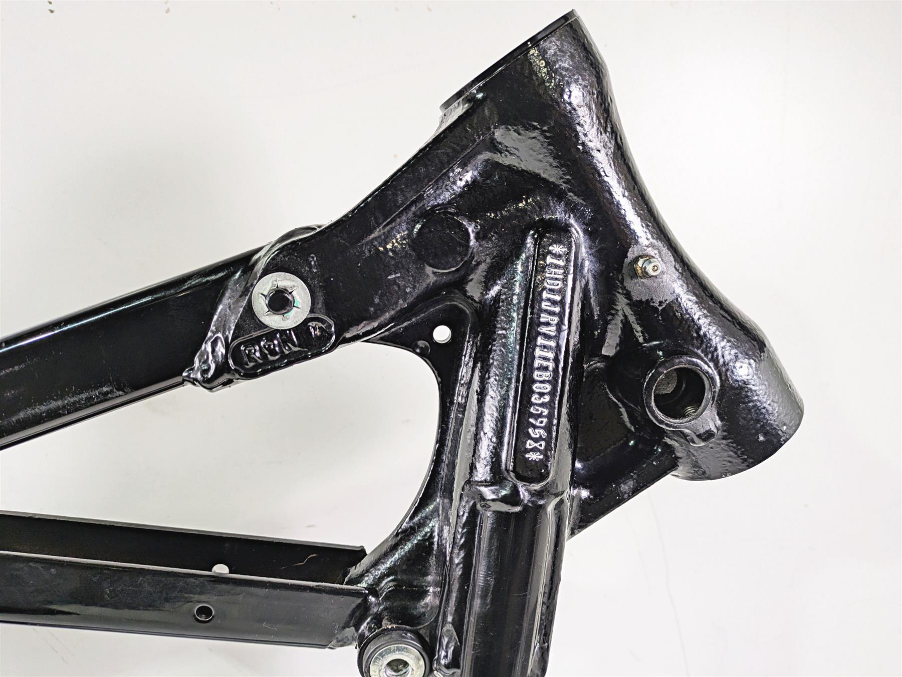 2014 Harley FLS Softail Slim Straight Main Frame Chassis With Clean Arkansas Title 47173-11BHP {{ shop.shopifyCountryName }} - Mototech271