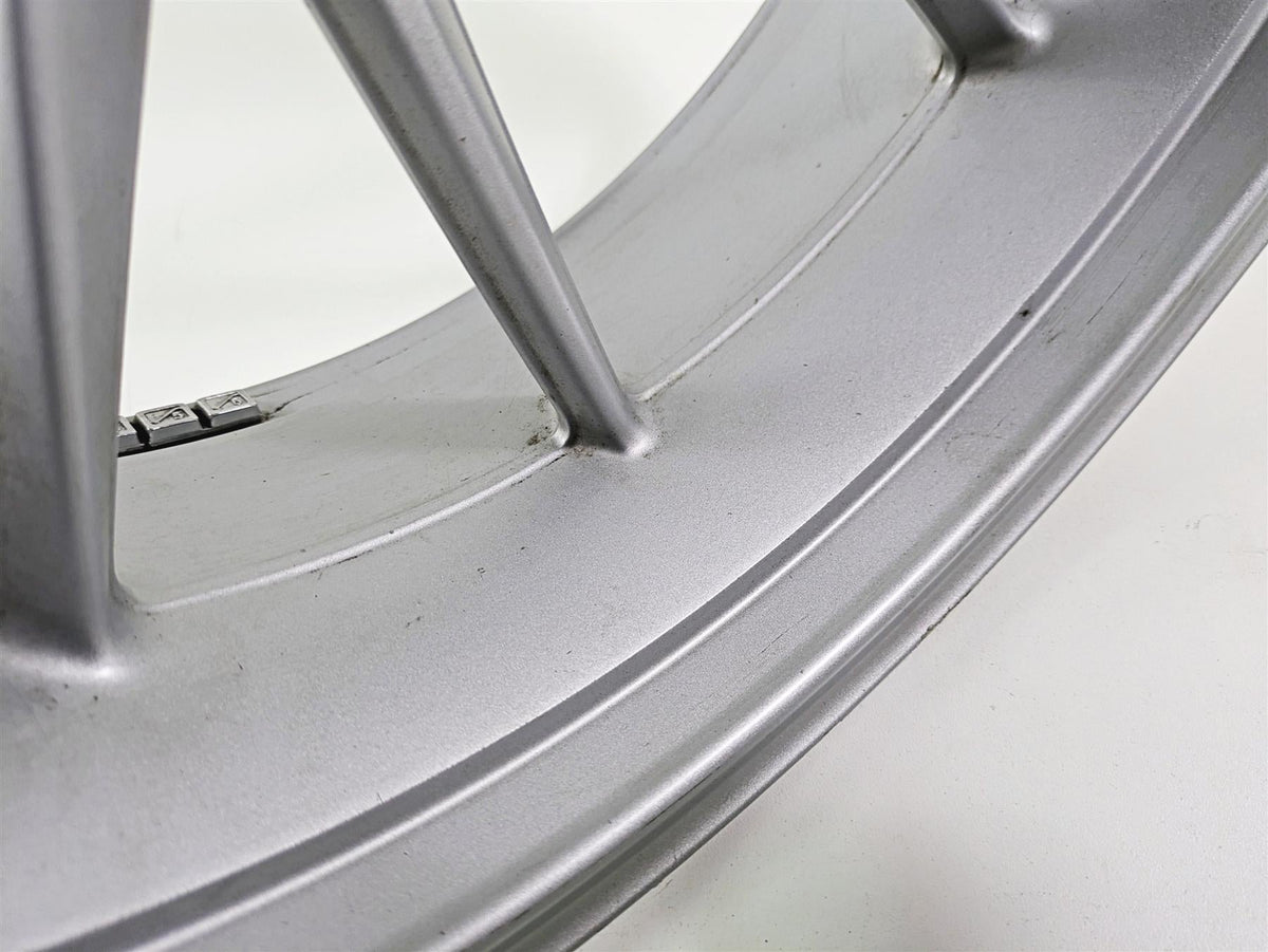 2019 BMW R1250RT K52 Straight Rear Wheel Rim Silver 17x5.5 36317727235 {{ shop.shopifyCountryName }} - Mototech271