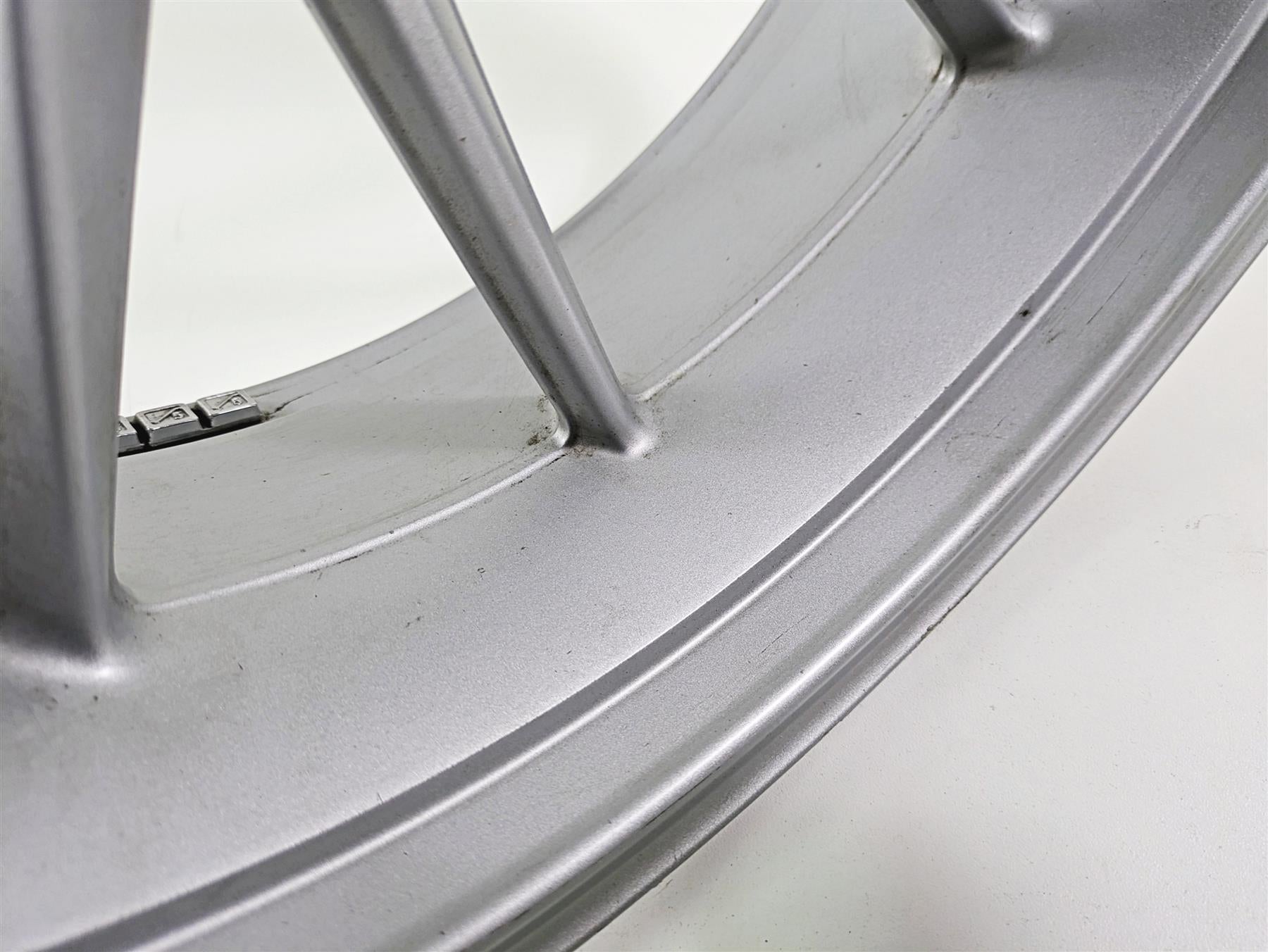 2019 BMW R1250RT K52 Straight Rear Wheel Rim Silver 17x5.5 36317727235 {{ shop.shopifyCountryName }} - Mototech271