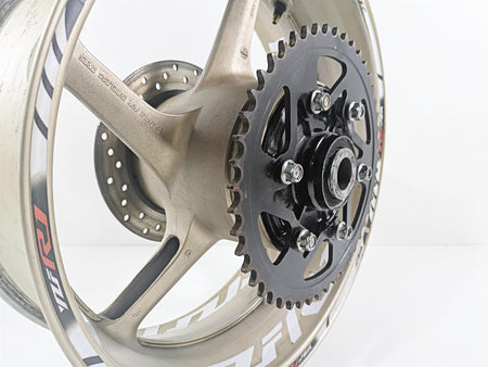 2014 Yamaha YZFR1 R1 RN22 Rear Wheel Rim 17x6 .3mm Runout -Small Dent 5VY-25338 {{ shop.shopifyCountryName }} - Mototech271