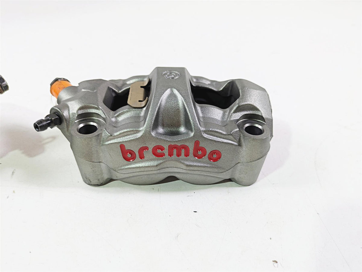 2016 Ducati Monster 1200 S Front Brake Calipers Brembo Monoblock 100mm 61041512A {{ shop.shopifyCountryName }} - Mototech271