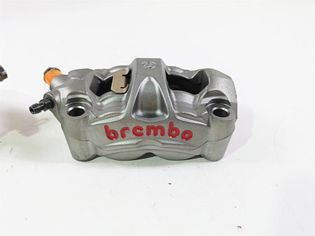 2016 Ducati Monster 1200 S Front Brake Calipers Brembo Monoblock 100mm 61041512A {{ shop.shopifyCountryName }} - Mototech271