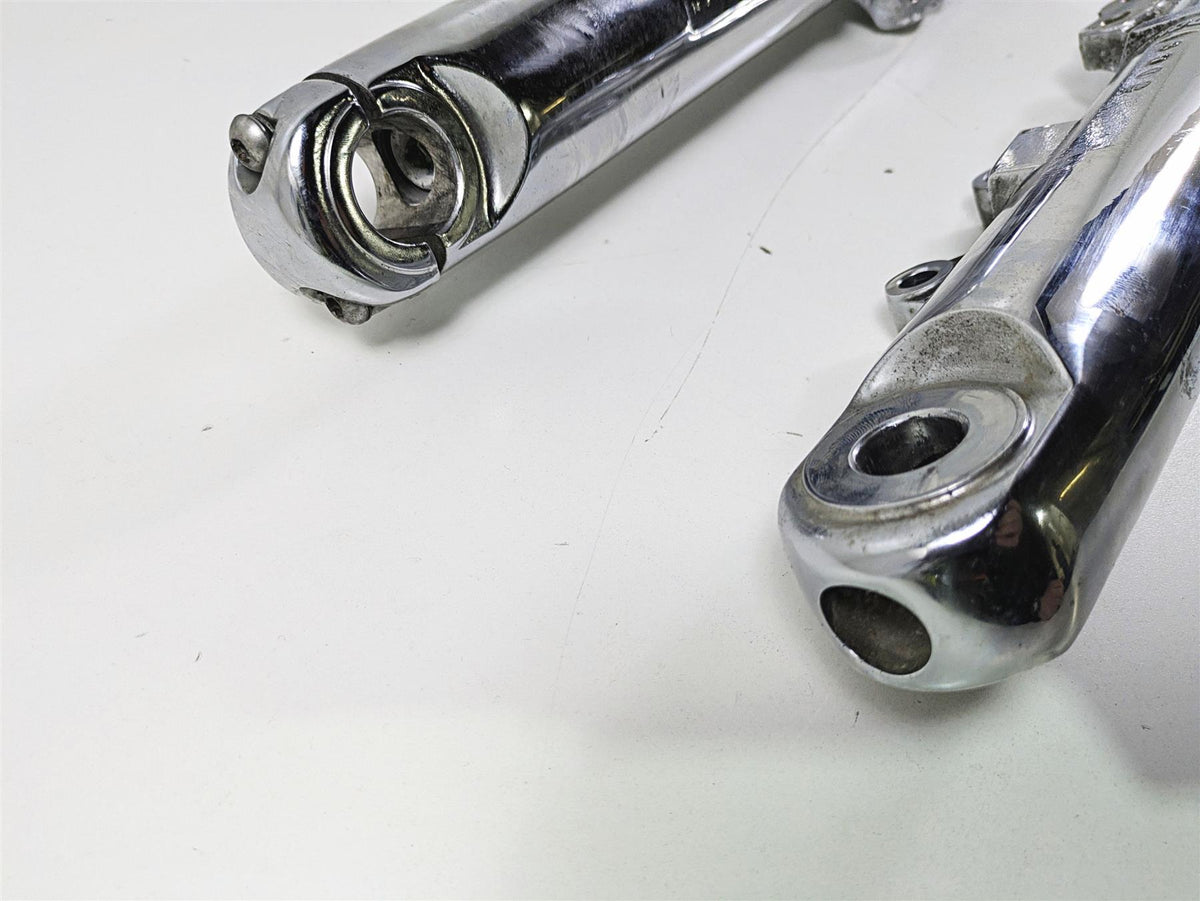 2007 Harley FXDWG Dyna Wide Glide Straight Chrome Front Fork Leg Set 47288-06A {{ shop.shopifyCountryName }} - Mototech271
