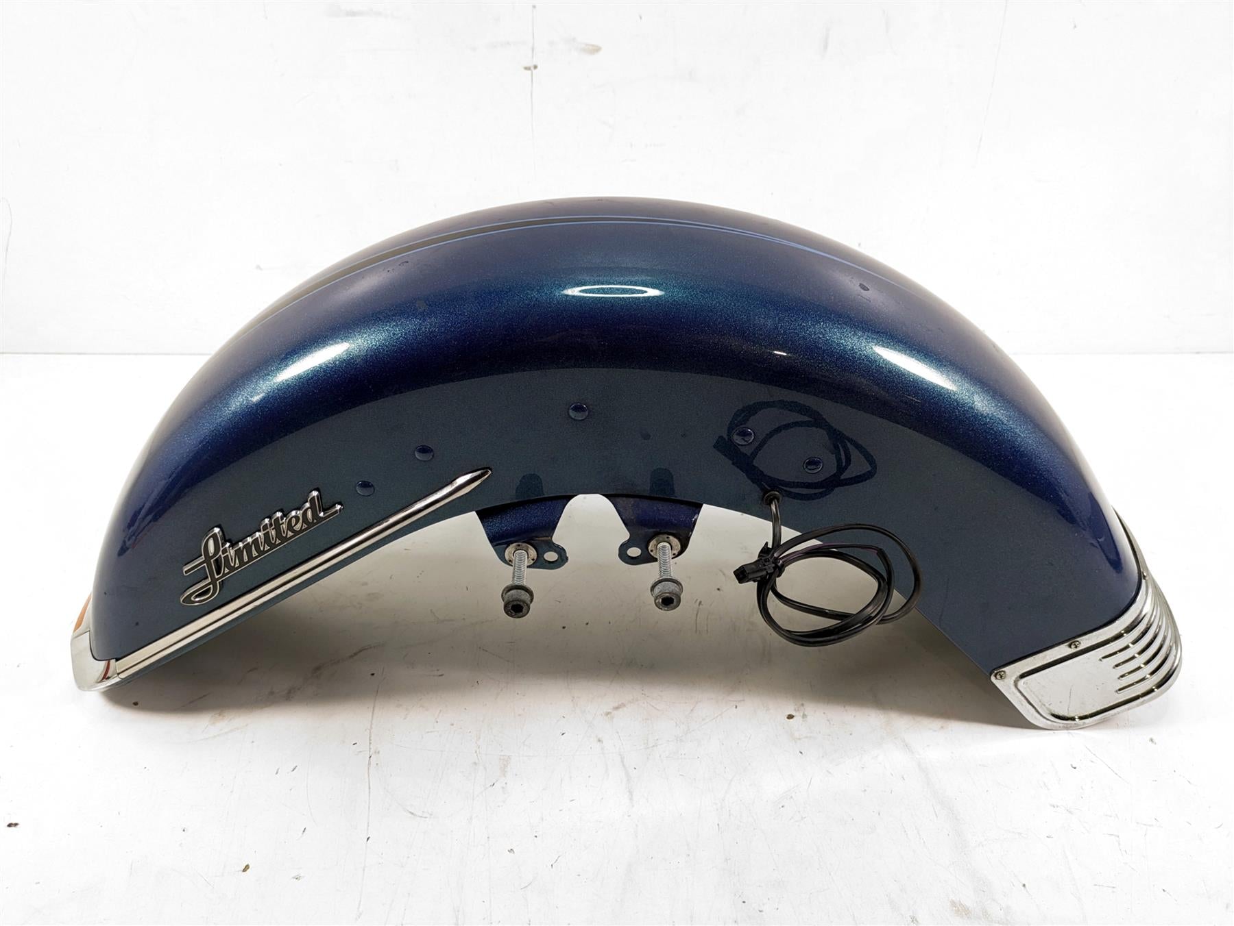 2014 Harley Touring FLHTK Electra Glide Nice Front Fender Daytona Blue 58900032