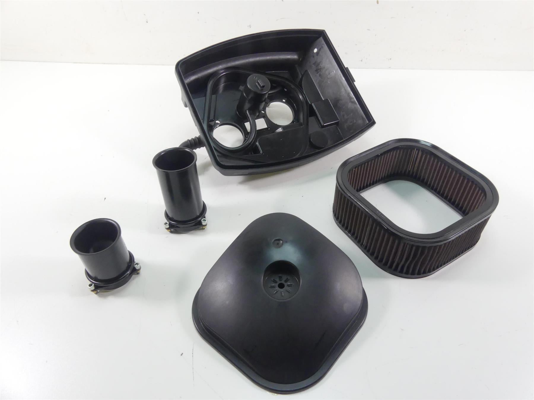 2011 Harley VRSCF Muscle Rod Air Box Cleaner Breather Filter 29435-05A 29434-03B | Mototech271