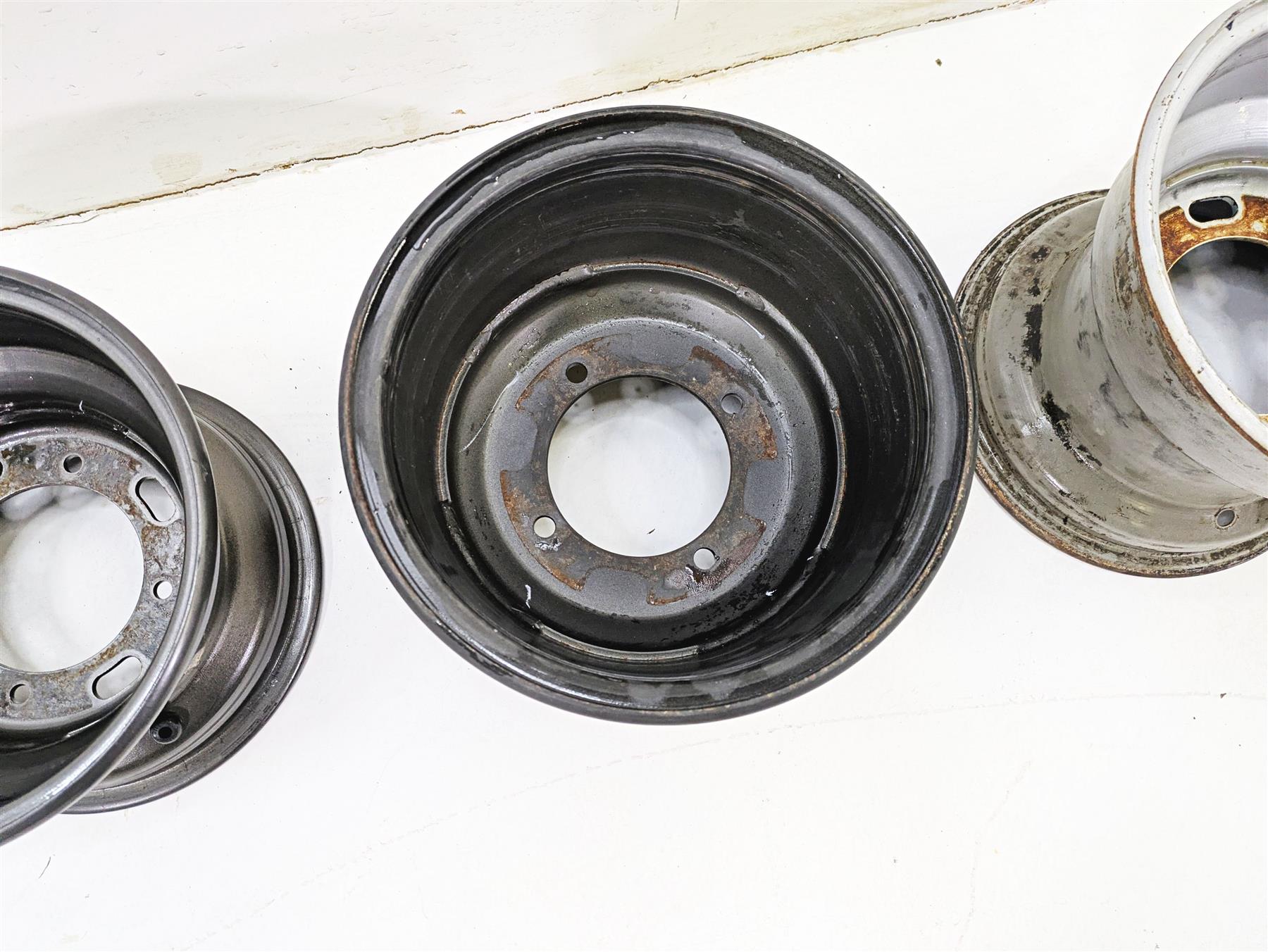2010 Kawasaki 610 4x4 Mule 10x7 10x8.5 Wheel Rim Set 41025-0039-16H 41025-0040 {{ shop.shopifyCountryName }} - Mototech271