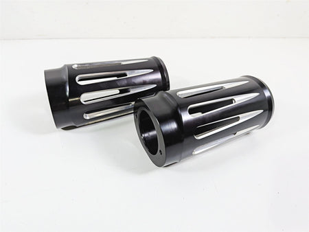 1993 Harley Touring FLHTCU Electra Glide Deep Cut Aluminum Fork Covers Aftermarket {{ shop.shopifyCountryName }} - Mototech271
