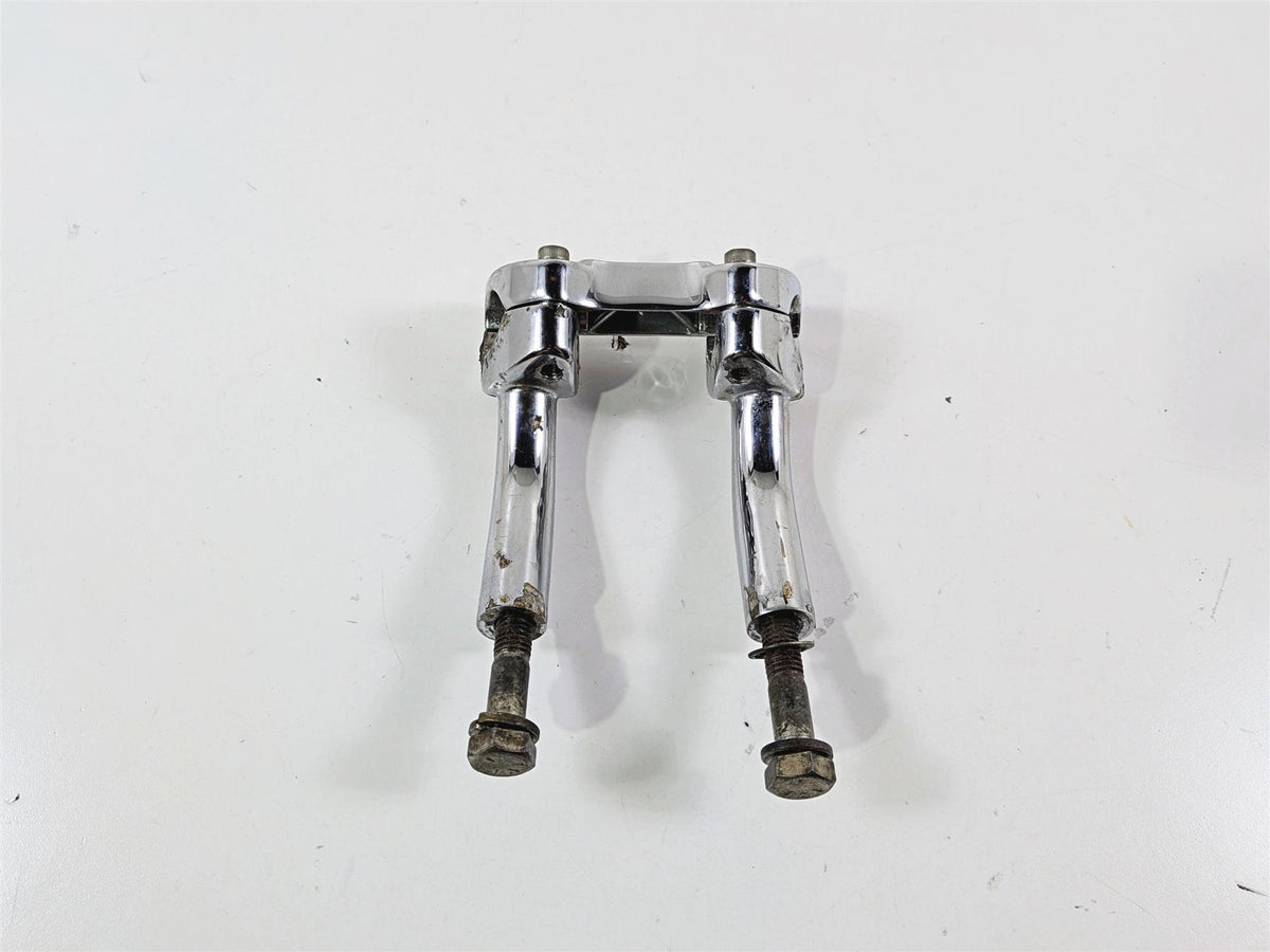 2007 Harley Dyna FXDB Street Bob Handlebar Riser Holder Clamps 5" 56568-86B {{ shop.shopifyCountryName }} - Mototech271