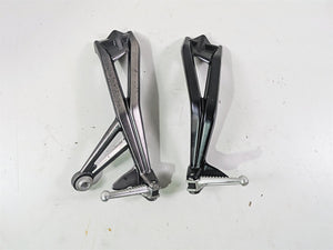 2012 Ducati Streetfighter 848 Rear Passenger Footpeg Set 82411561A 82411571A