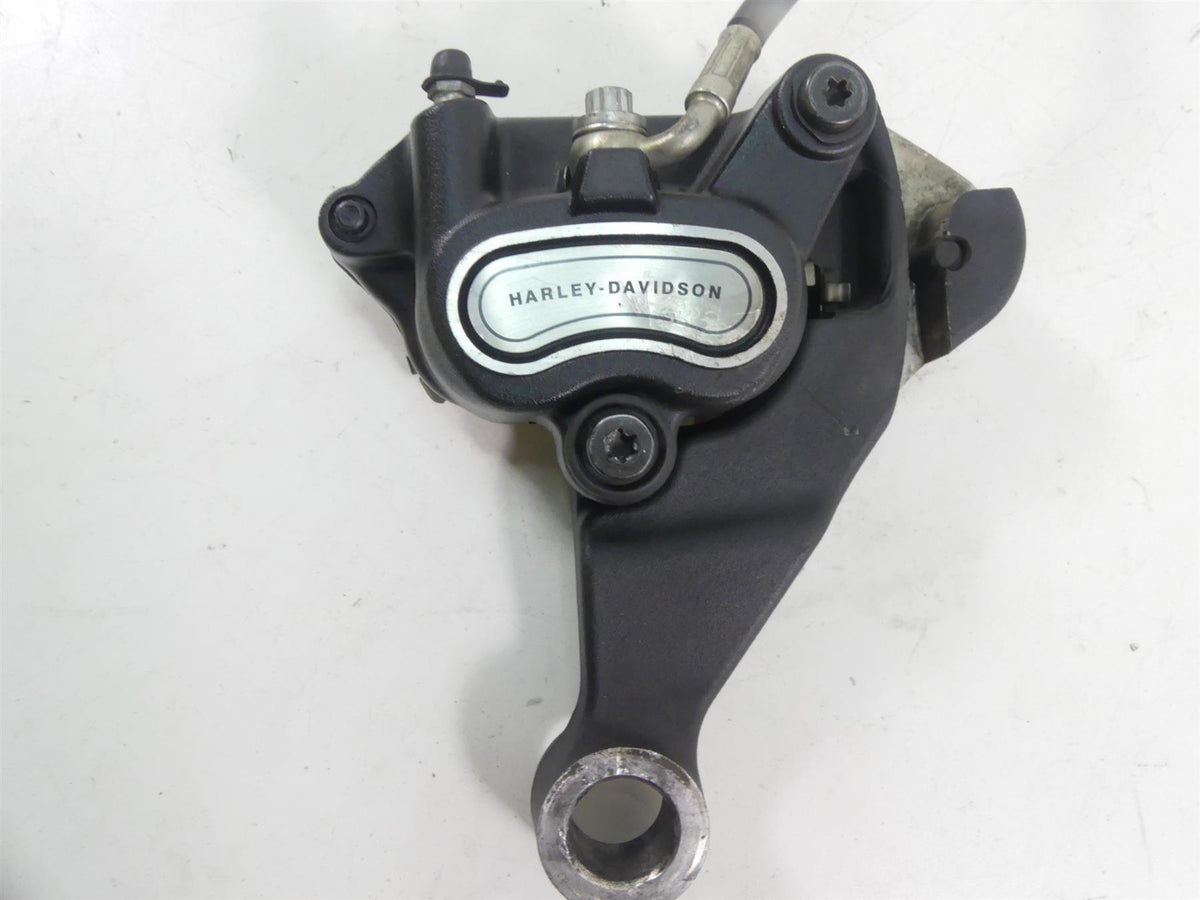 2015 Harley FLS Softail Slim Rear Brake Caliper & Bracket & Line 41300097 {{ shop.shopifyCountryName }} - Mototech271