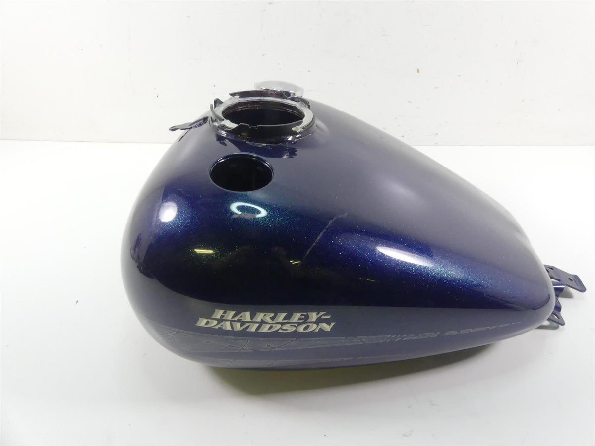 2016 Harley Touring FLHR Road King Fuel Tank Cosmic Blue Pearl - Read 61000691 {{ shop.shopifyCountryName }} - Mototech271