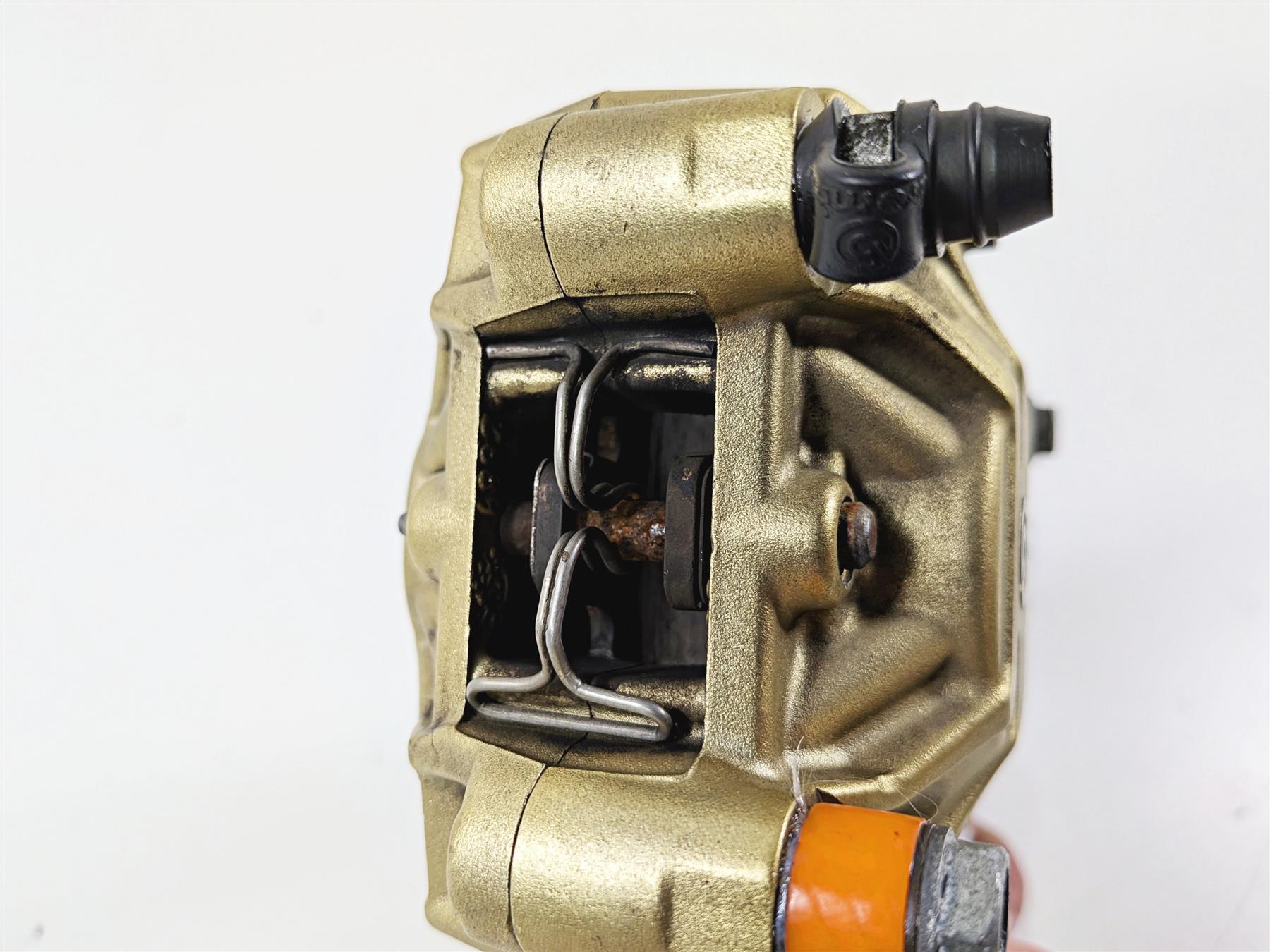 2008 Aprilia RSVR 1000 Factory Rear Brembo Brake Caliper Gold AP8113897 {{ shop.shopifyCountryName }} - Mototech271