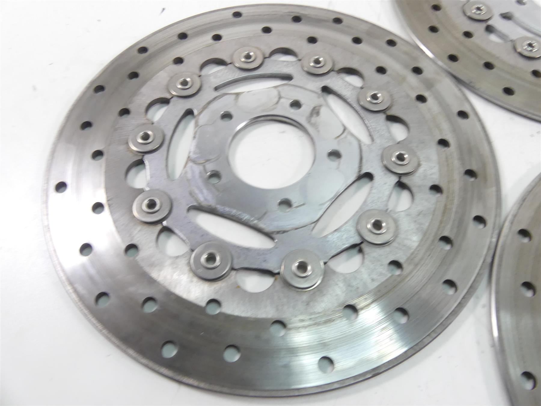 2004 Harley Softail FXSTD SE CVO Deuce Front Rear Brake Rotor Disc Set 44858-02A {{ shop.shopifyCountryName }} - Mototech271