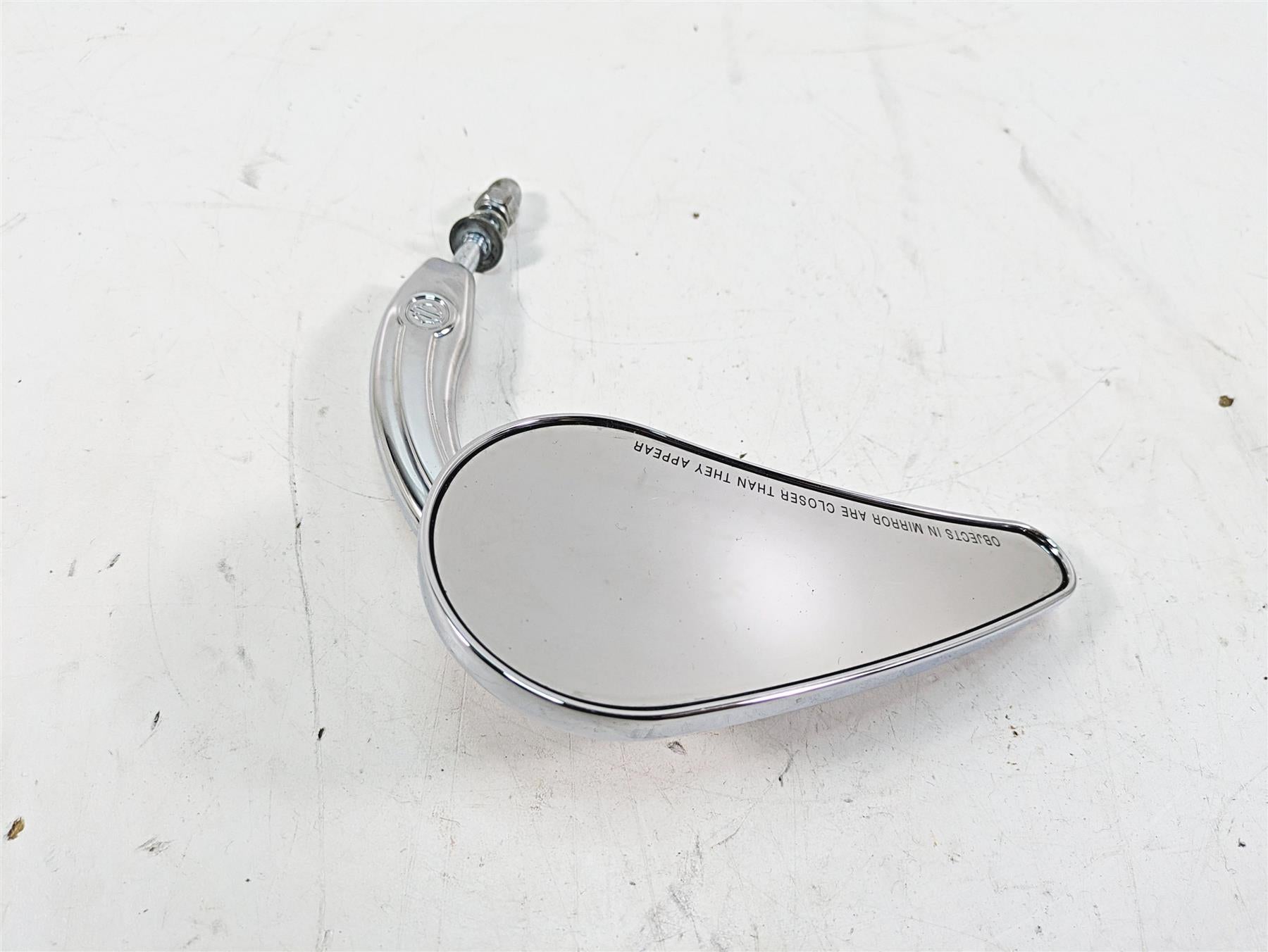 2000 Harley FXSTS Softail Springer Left Tailfin Rear View Mirror 91696-05A {{ shop.shopifyCountryName }} - Mototech271