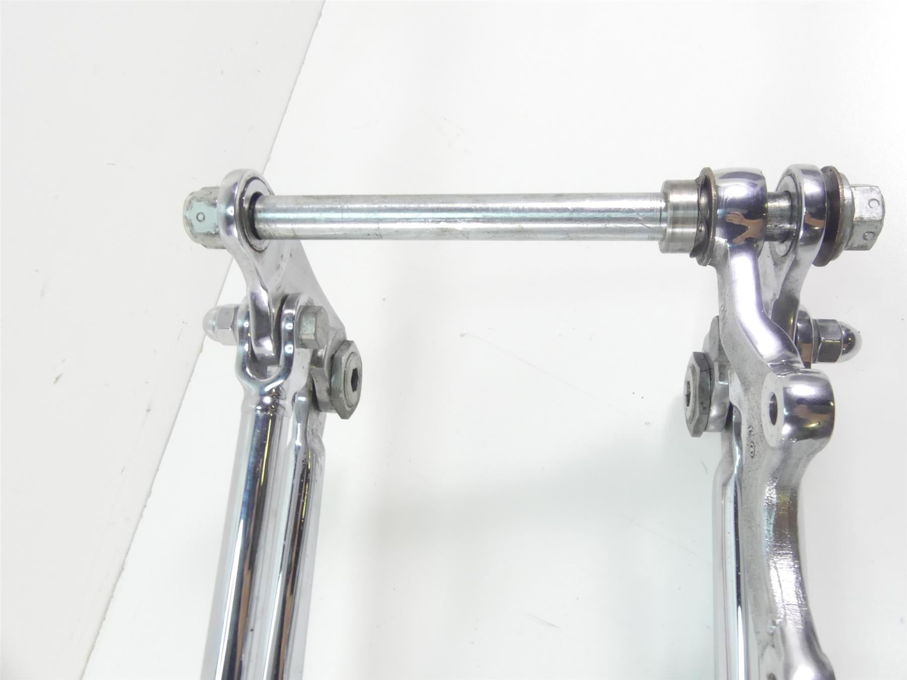 1993 Harley FXSTS Softail Springer Straight Front End Chrome Fork +Axle 45569-88 {{ shop.shopifyCountryName }} - Mototech271