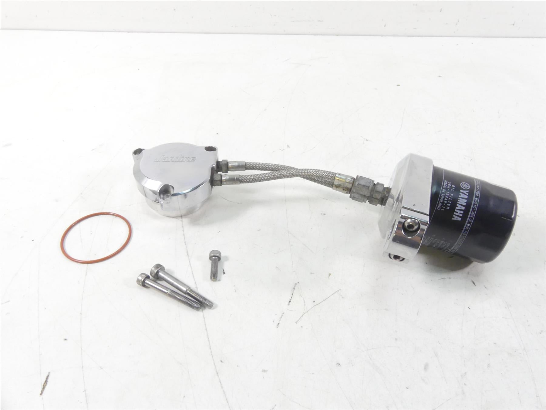 2002 Yamaha XVS1100 V-Star Jardine Oil Filter Relocation Kit ?0712-0146 {{ shop.shopifyCountryName }} - Mototech271