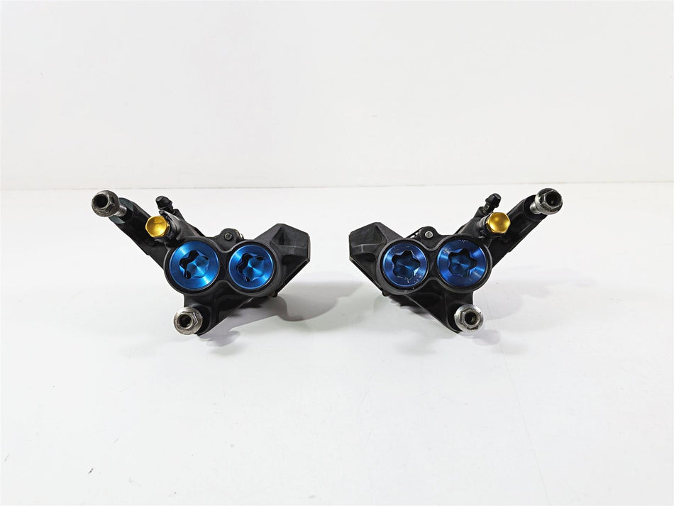 2002 Yamaha FZ1 FZS10 Fazer Blue Star 4 Piston Front Brake Calipers 5DM-2580T
