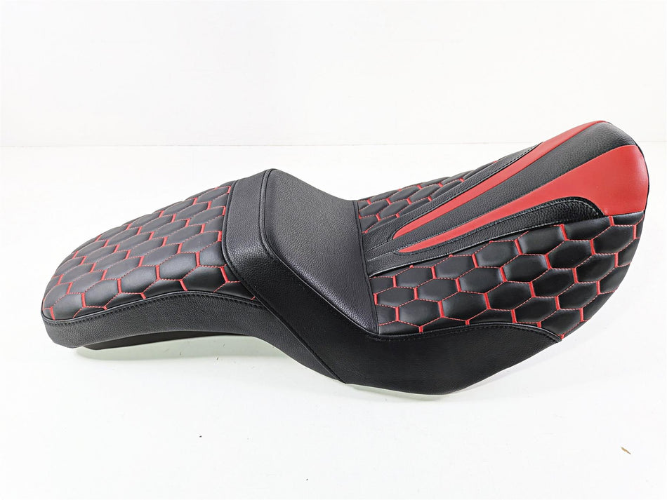 2008 Harley FXDSE CVO Dyna C.C. Rider Red Step Up Seat Saddle S11-Mototech271