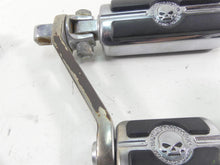 Load image into Gallery viewer, 2008 Harley FXCWC Softail Rocker C Willie G Skull Foot Peg Control Set  50370-04 | Mototech271
