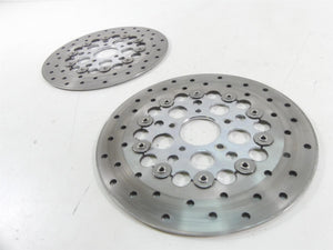 2007 Harley Touring FLHTCU SE CVO Electra Glide Front Brake Rotor Set 44360-00A