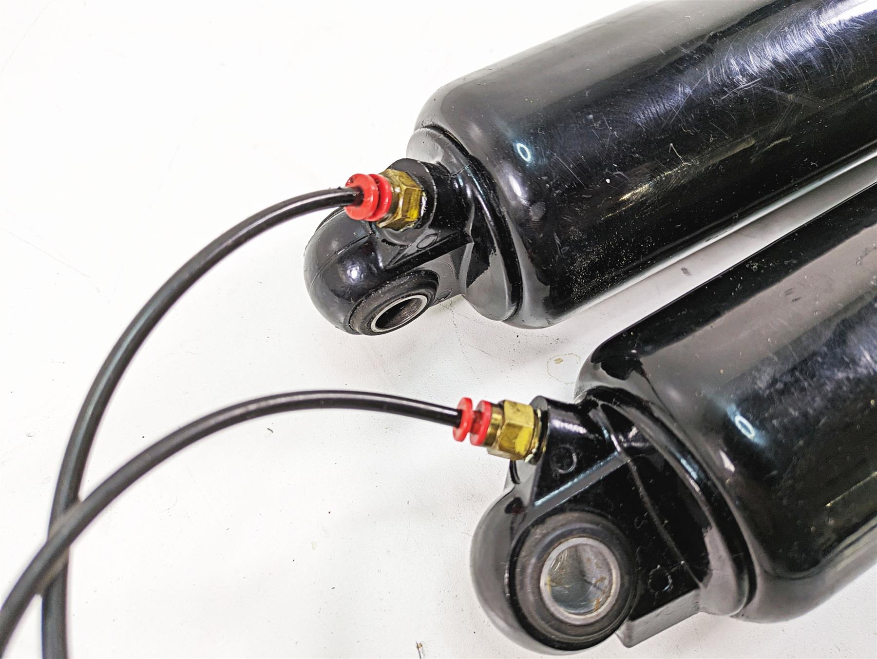 2011 Harley Touring FLTRU Road Glide Rear Air Shock Damper 12" Set 54662-09 {{ shop.shopifyCountryName }} - Mototech271