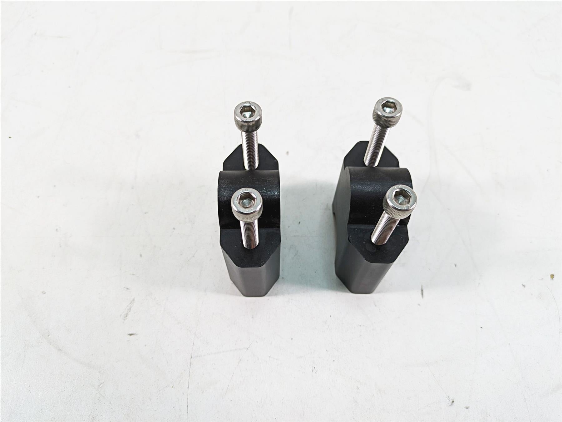 2016 Suzuki M109R VZR1800 Revo Black Handlebar Riser Extensions 2" SB-006-B {{ shop.shopifyCountryName }} - Mototech271