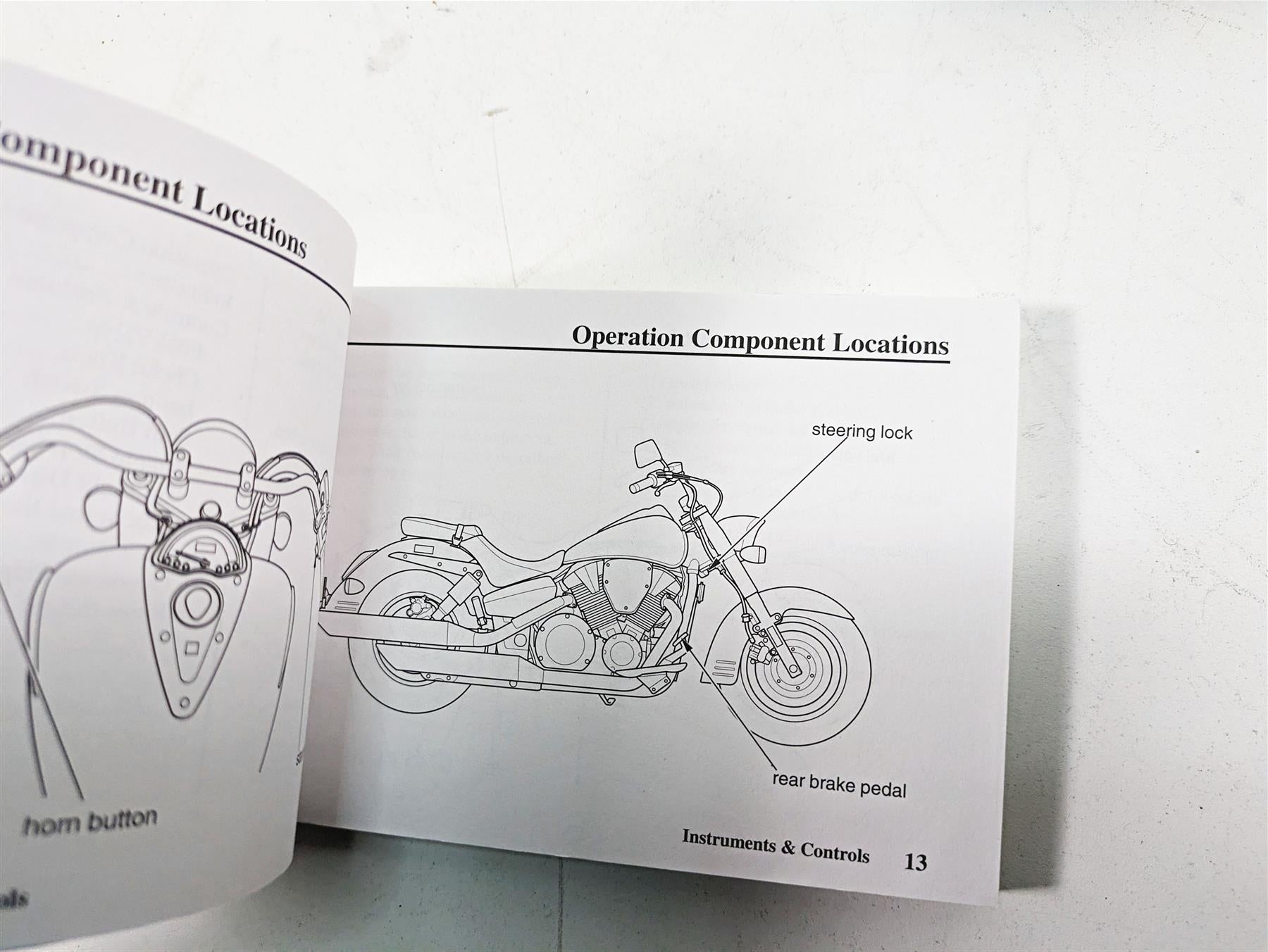 2006 Honda V-Twin VTX1300 R Oem Owners Manual Booklet VTX1300S/R 00X31-MEA-6300 {{ shop.shopifyCountryName }} - Mototech271