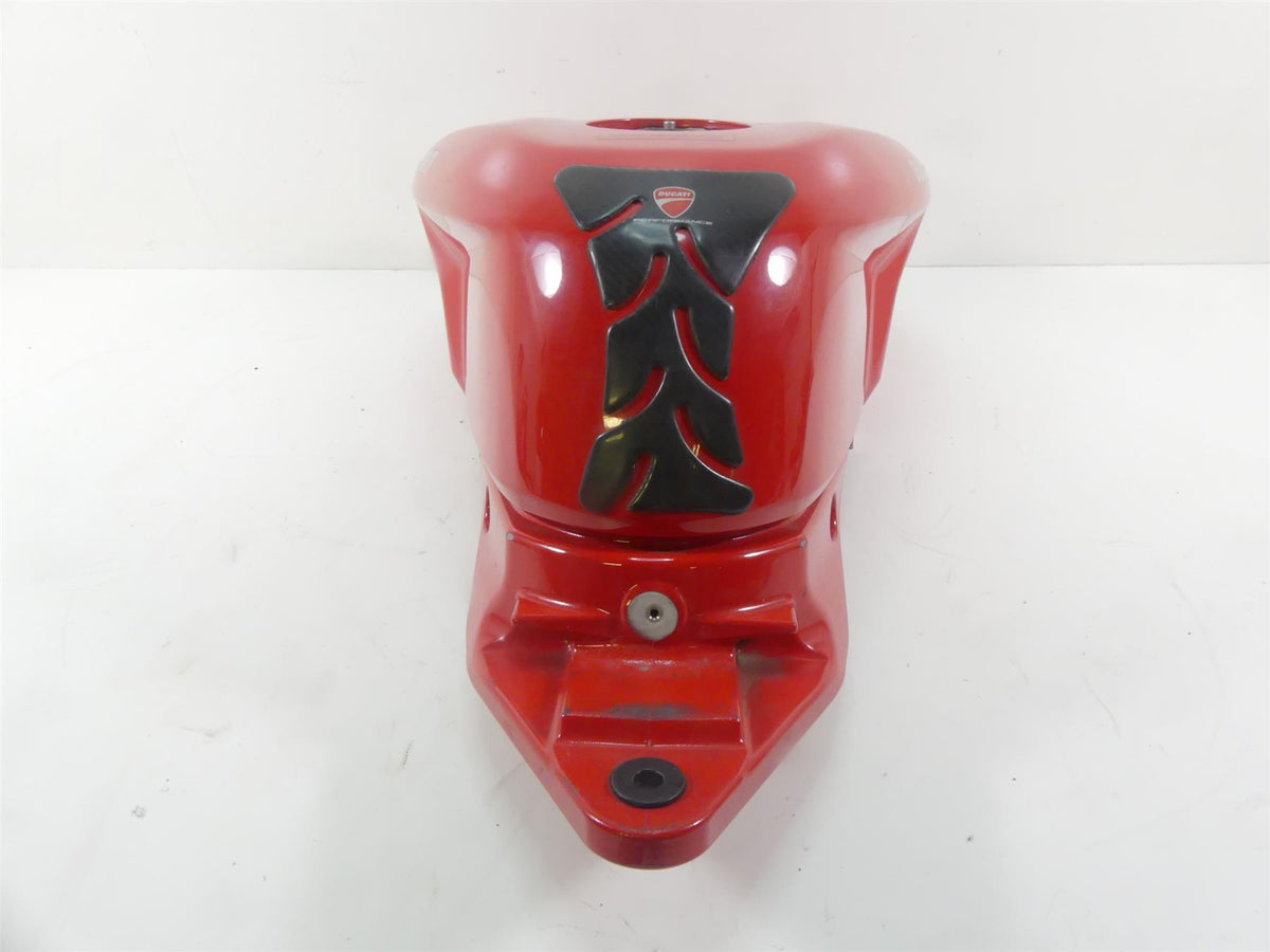 2008 Ducati 1098 S Nice Red Fuel Gas Petrol Tank Reservoir 58611602A {{ shop.shopifyCountryName }} - Mototech271