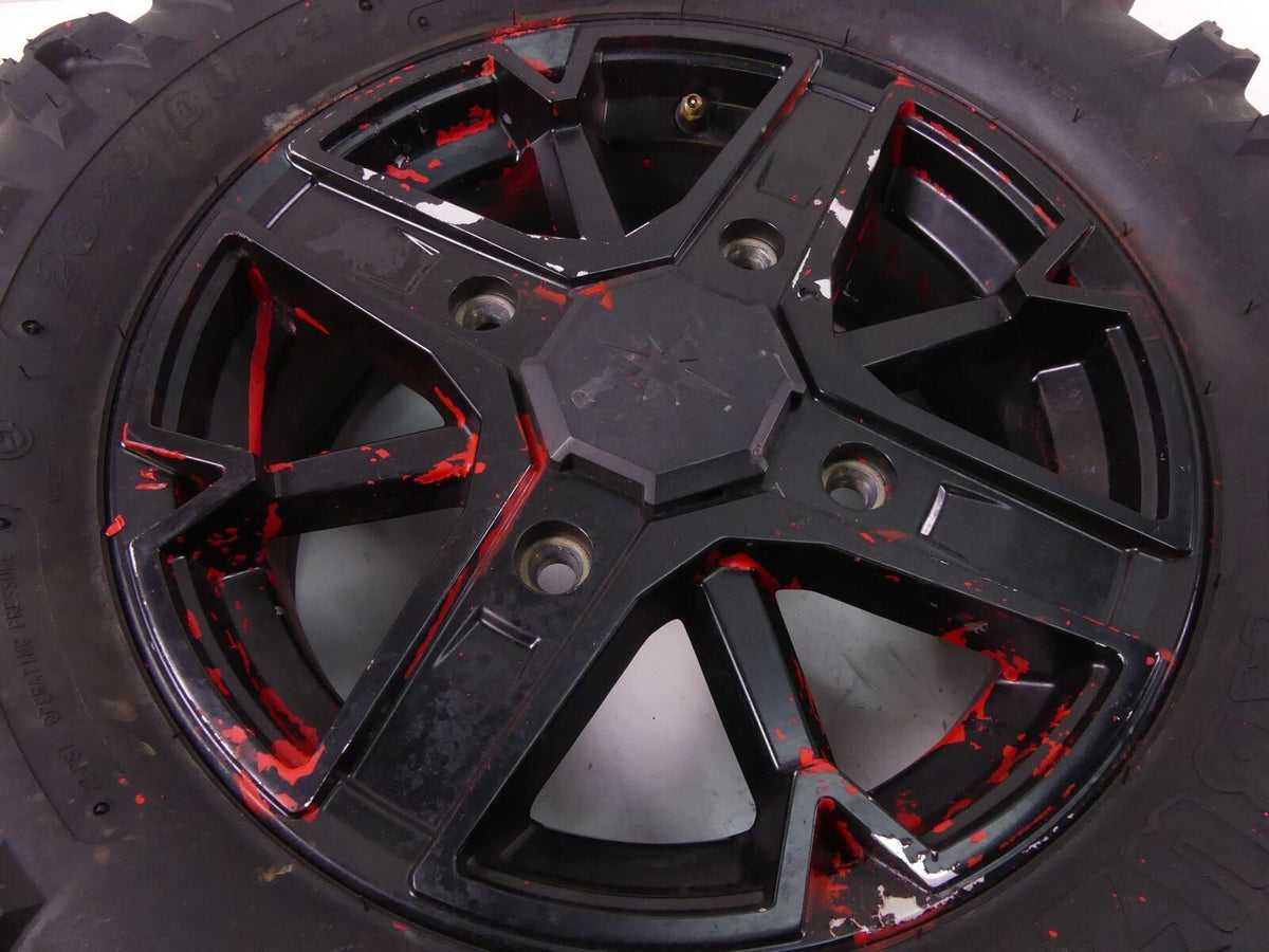 2016 Polaris Sportsman 850SP Front Left Wheel Rim 14x5.5 + CST Abuzz Tire 152210 {{ shop.shopifyCountryName }} - Mototech271