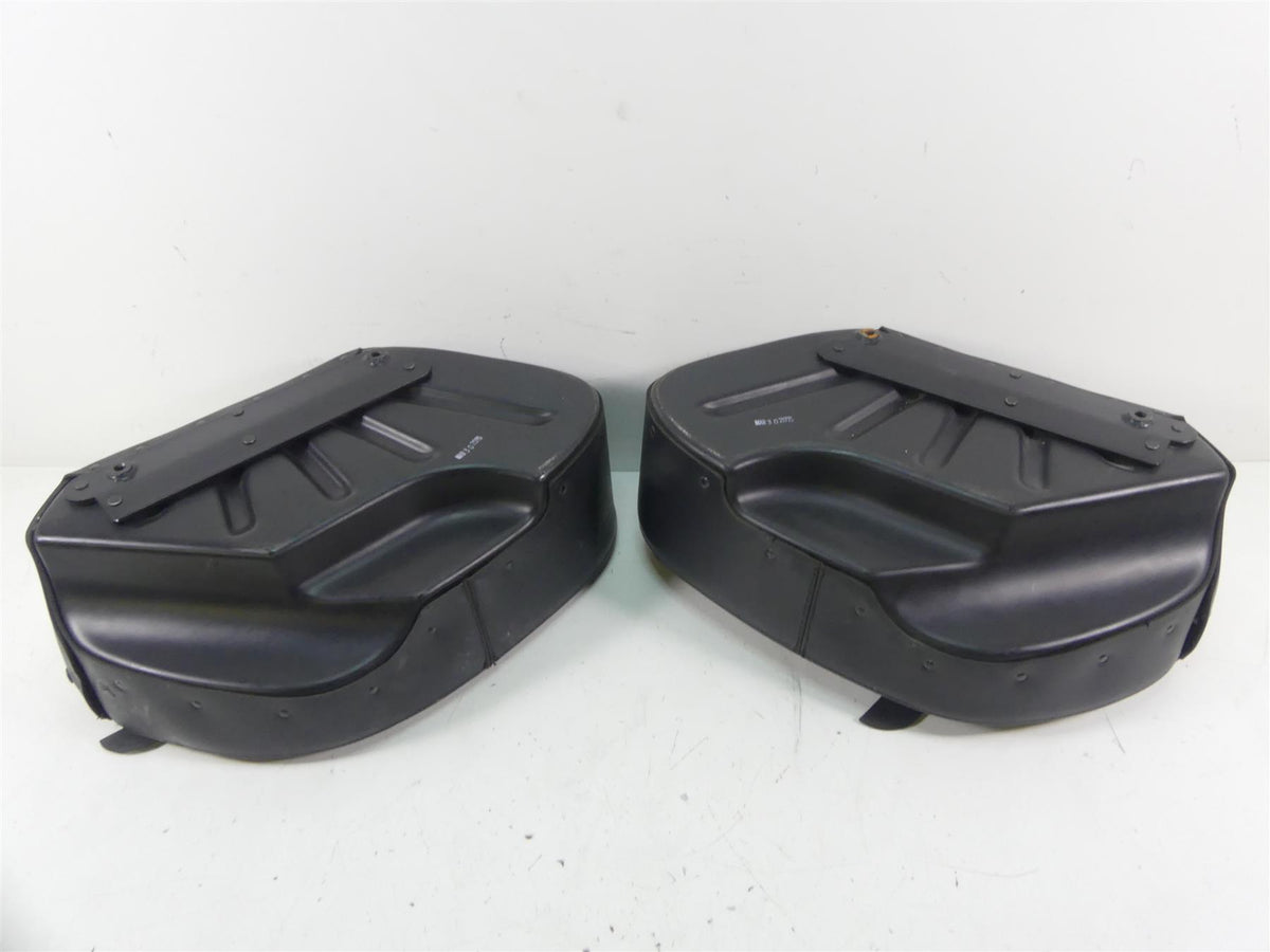 2014 Harley FXDL Dyna Low Rider Oem Leather Saddle Bag & Blinker Set 90369-06 {{ shop.shopifyCountryName }} - Mototech271