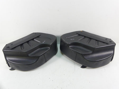 2014 Harley FXDL Dyna Low Rider Oem Leather Saddle Bag & Blinker Set 90369-06 {{ shop.shopifyCountryName }} - Mototech271